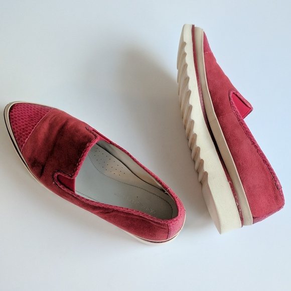 Donald J. Pliner Beliz Suede & Snakeskin Sneaker - Picture 2 of 8